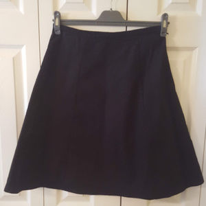 GAP Black Cotton A-Line Skirt  0009